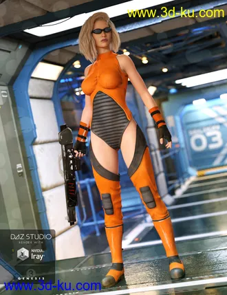 3D打印模型Mech Girl for Genesis 3 Female(s)的图片