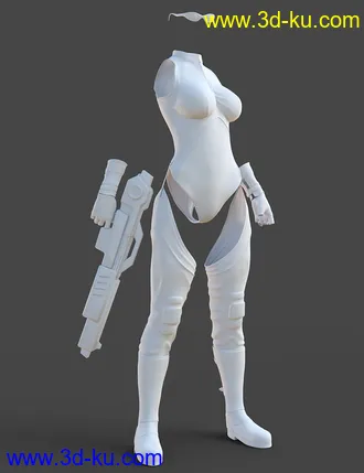3D打印模型Mech Girl for Genesis 3 Female(s)的图片