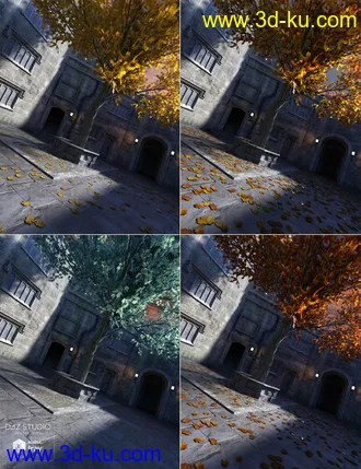 3D打印模型Medieval Courtyard的图片