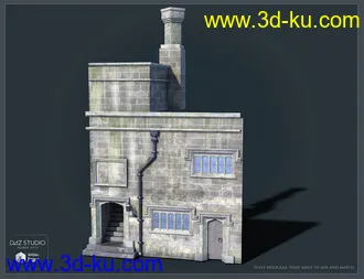 3D打印模型Medieval Courtyard的图片