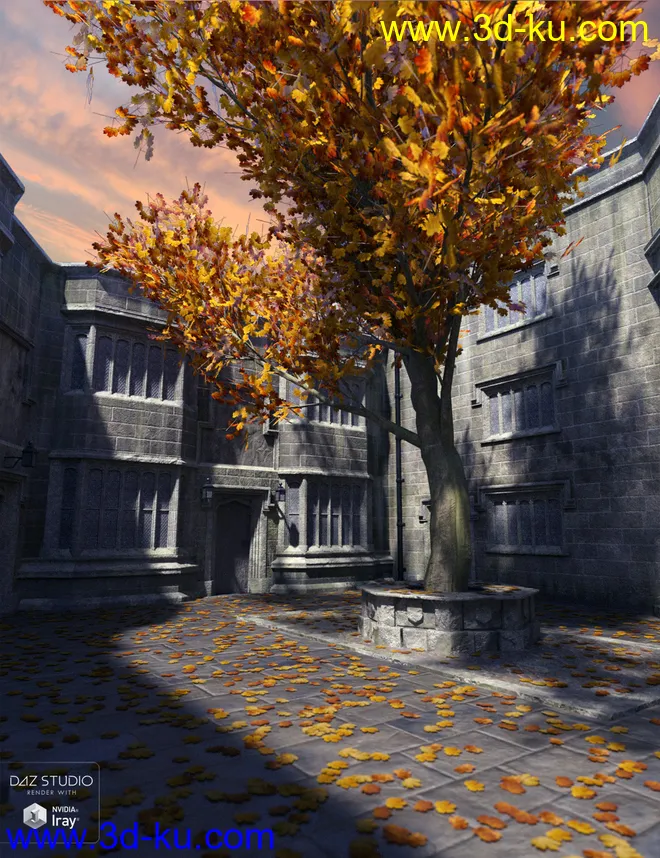 Medieval Courtyard模型的图片6