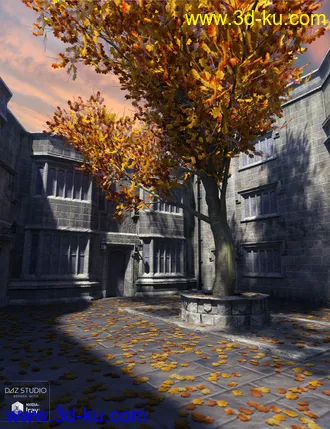 3D打印模型Medieval Courtyard的图片