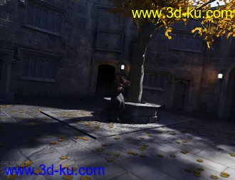 3D打印模型Medieval Courtyard的图片