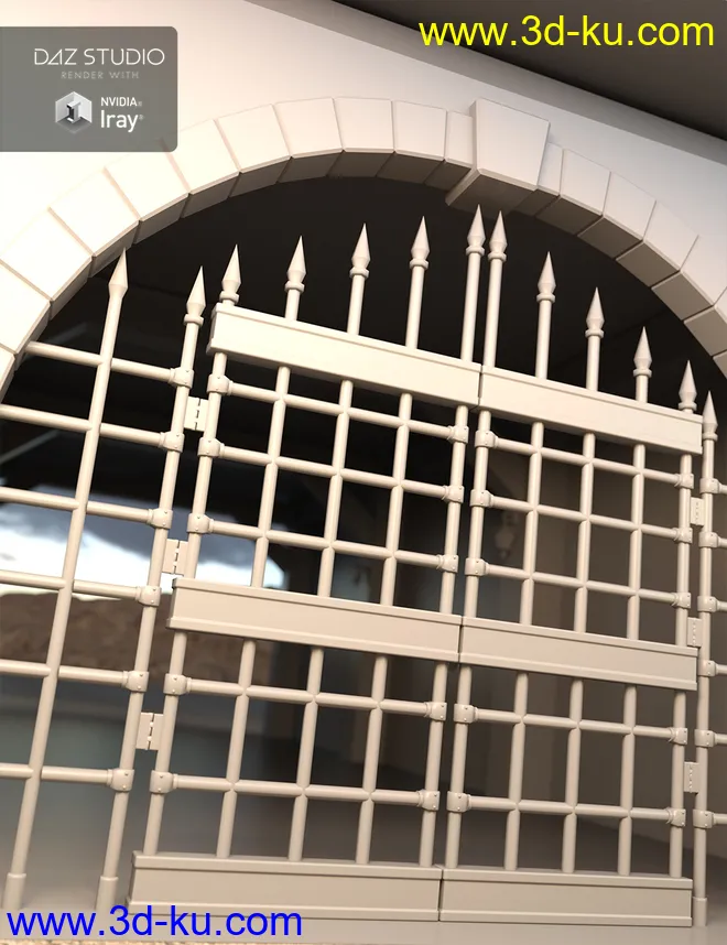 Medieval Hallway模型的图片6