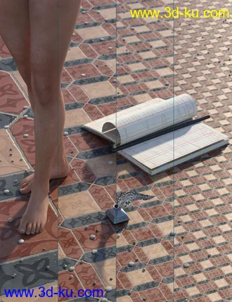 3D打印模型Medieval Inspired Floor Tile Shaders Vol 2的图片