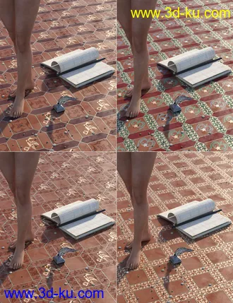 3D打印模型Medieval Inspired Floor Tile Shaders Vol 2的图片