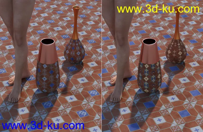 Medieval Inspired Floor Tile Shaders Vol 3模型的图片4