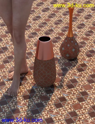 3D打印模型Medieval Inspired Floor Tile Shaders Vol 3的图片