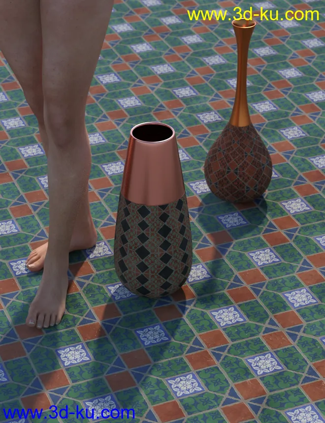 Medieval Inspired Floor Tile Shaders Vol 3模型的图片9
