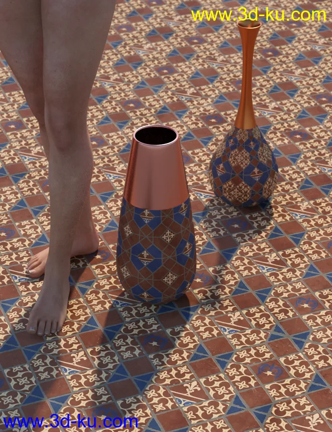 Medieval Inspired Floor Tile Shaders Vol 3模型的图片10