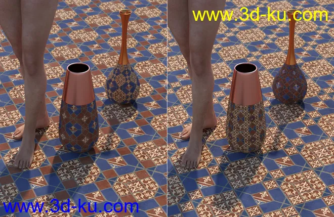 Medieval Inspired Floor Tile Shaders Vol 3模型的图片11