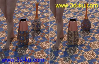3D打印模型Medieval Inspired Floor Tile Shaders Vol 3的图片