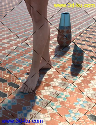 3D打印模型Medieval Inspired Floor Tile Shaders Vol 5的图片