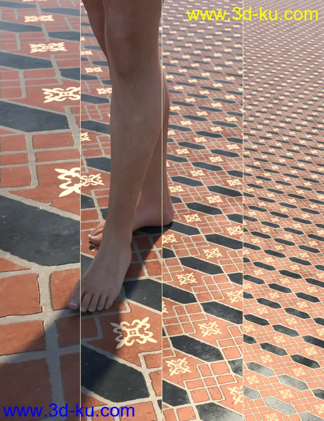 Medieval Inspired Floor Tile Shaders Vol 5模型的图片3