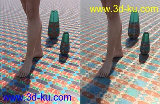 3D打印模型Medieval Inspired Floor Tile Shaders Vol 5的图片