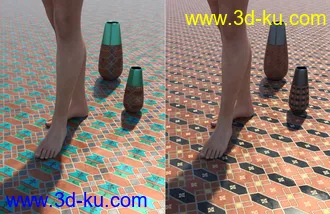 3D打印模型Medieval Inspired Floor Tile Shaders Vol 5的图片
