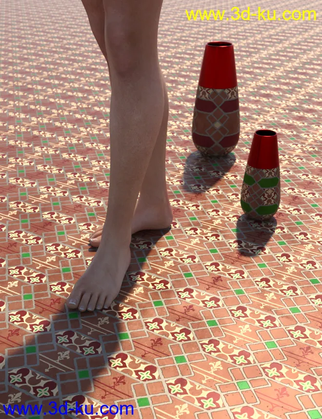 Medieval Inspired Floor Tile Shaders Vol 5模型的图片8