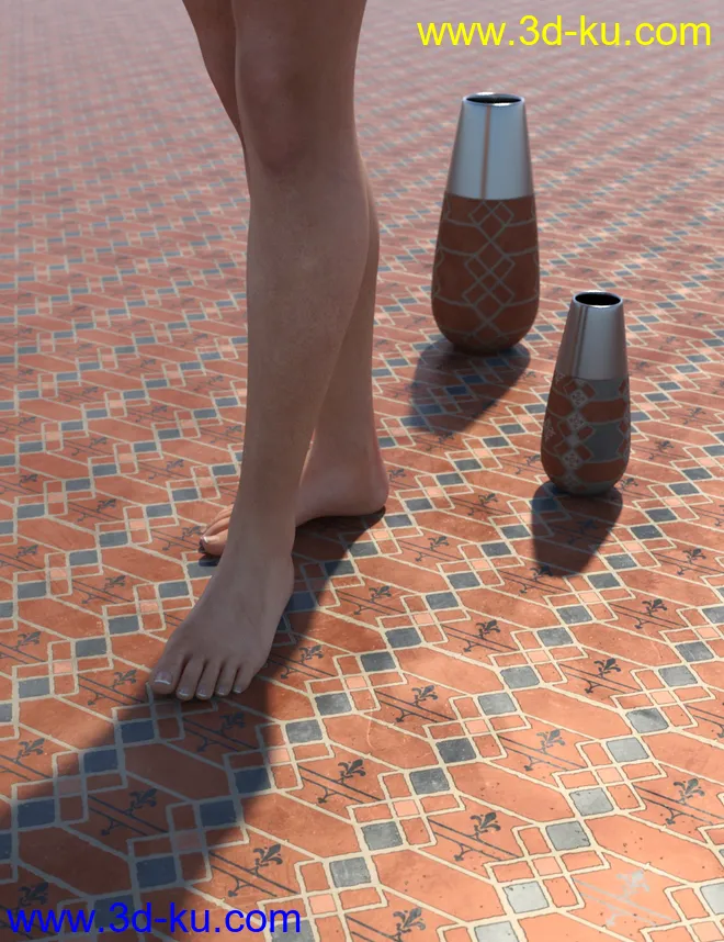 Medieval Inspired Floor Tile Shaders Vol 5模型的图片10