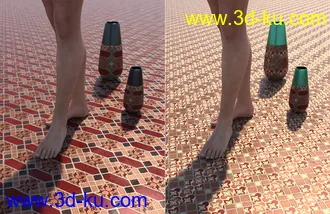 3D打印模型Medieval Inspired Floor Tile Shaders Vol 5的图片