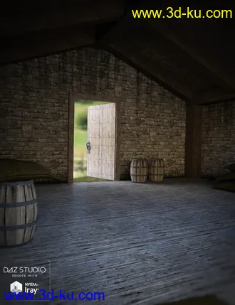 3D打印模型Medieval Storage Room的图片