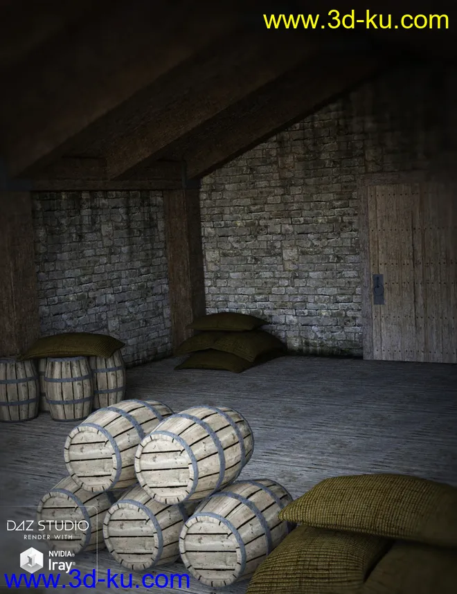 Medieval Storage Room模型的图片2