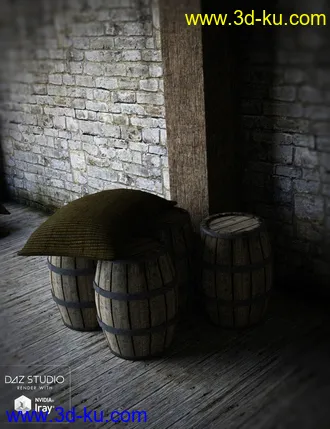 3D打印模型Medieval Storage Room的图片