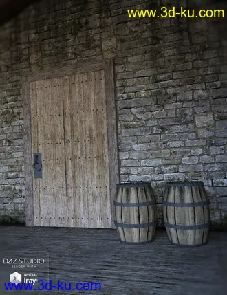 3D打印模型Medieval Storage Room的图片