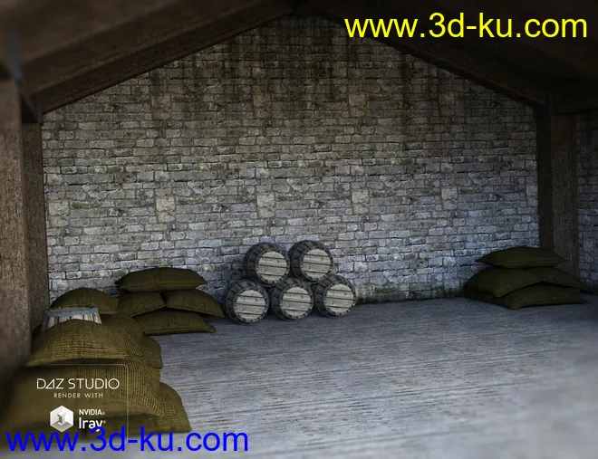 Medieval Storage Room模型的图片5