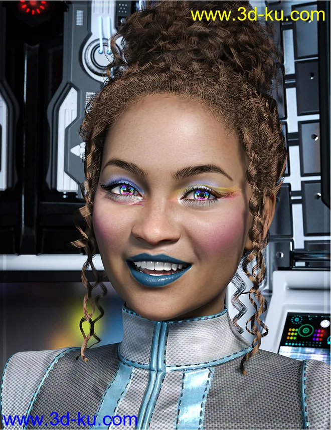 Melya for Genesis 8 Female模型的图片1