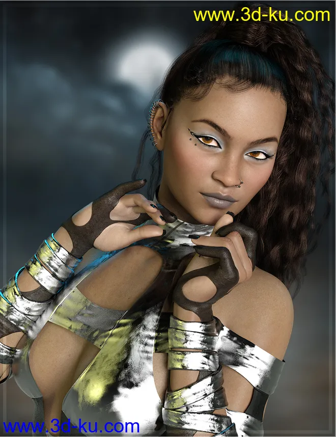 Melya for Genesis 8 Female模型的图片8