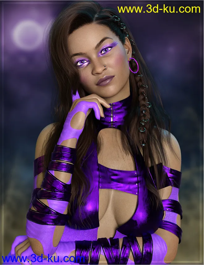 Melya for Genesis 8 Female模型的图片10