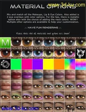 3D打印模型Melya for Genesis 8 Female的图片