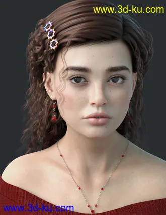 3D打印模型Memphis HD for Genesis 8 Female的图片
