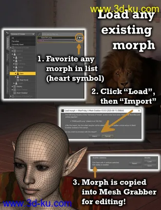 3D打印模型Mesh Grabber Morph Editor (Win)的图片