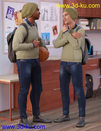 3D打印模型Michael 8.1 Campus Life Bundle的图片