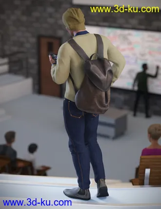 3D打印模型Michael 8.1 Campus Life Bundle的图片