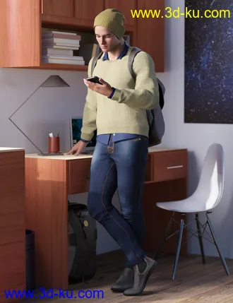 3D打印模型Michael 8.1 Campus Life Bundle的图片