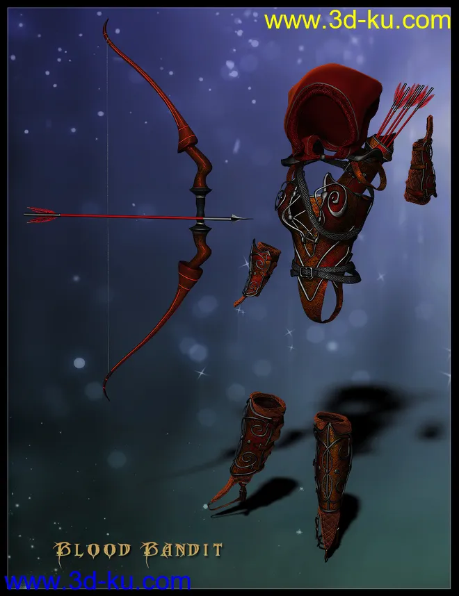 Midnight Huntress for Genesis 2 Female(s)模型的图片10