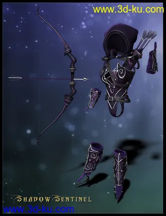 3D打印模型Midnight Huntress for Genesis 2 Female(s)的图片