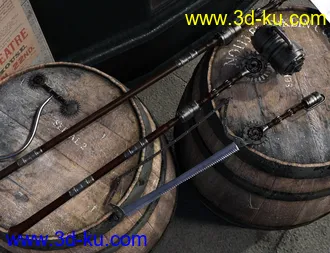 3D打印模型Midnight Reaper Weapons Collection的图片