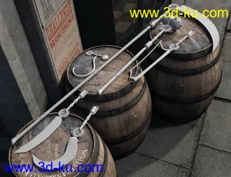 3D打印模型Midnight Reaper Weapons Collection的图片