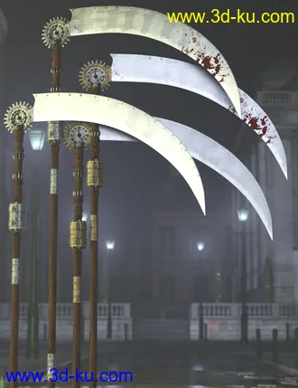 3D打印模型Midnight Reaper Weapons Collection的图片