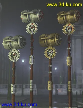 3D打印模型Midnight Reaper Weapons Collection的图片