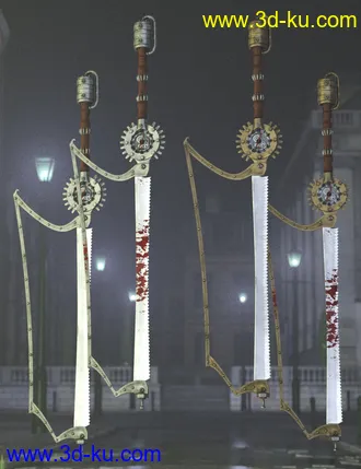 3D打印模型Midnight Reaper Weapons Collection的图片