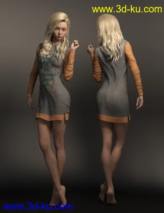3D打印模型Midori for Genesis 8 Female的图片