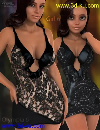 3D打印模型Mila Dress for Genesis 2 Female(s)的图片