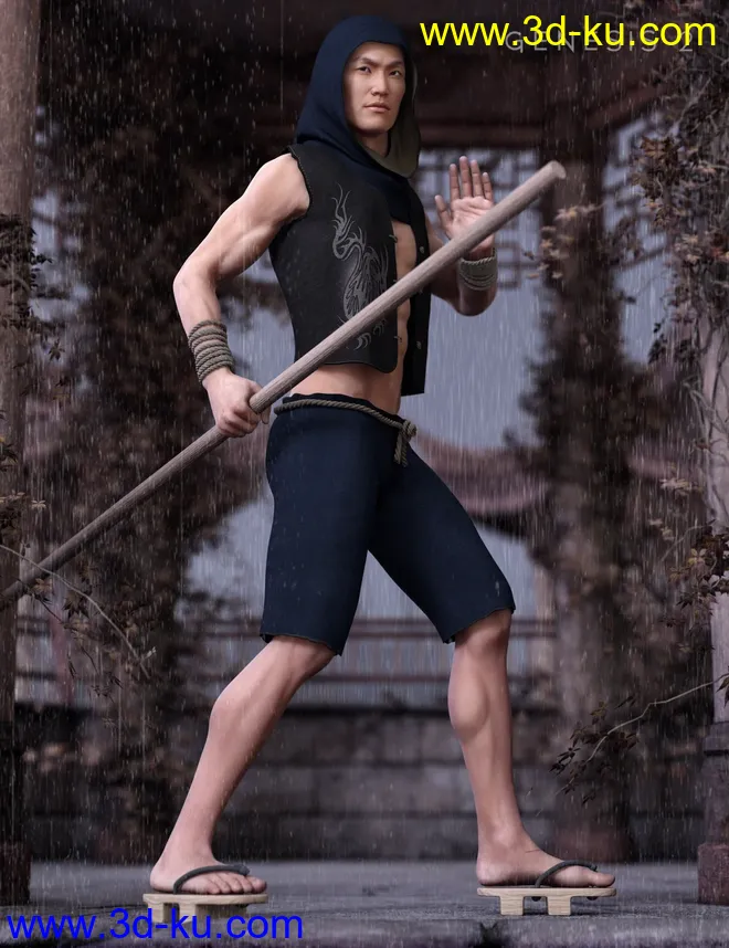 Min Woo for Genesis 2 Male(s)模型的图片1