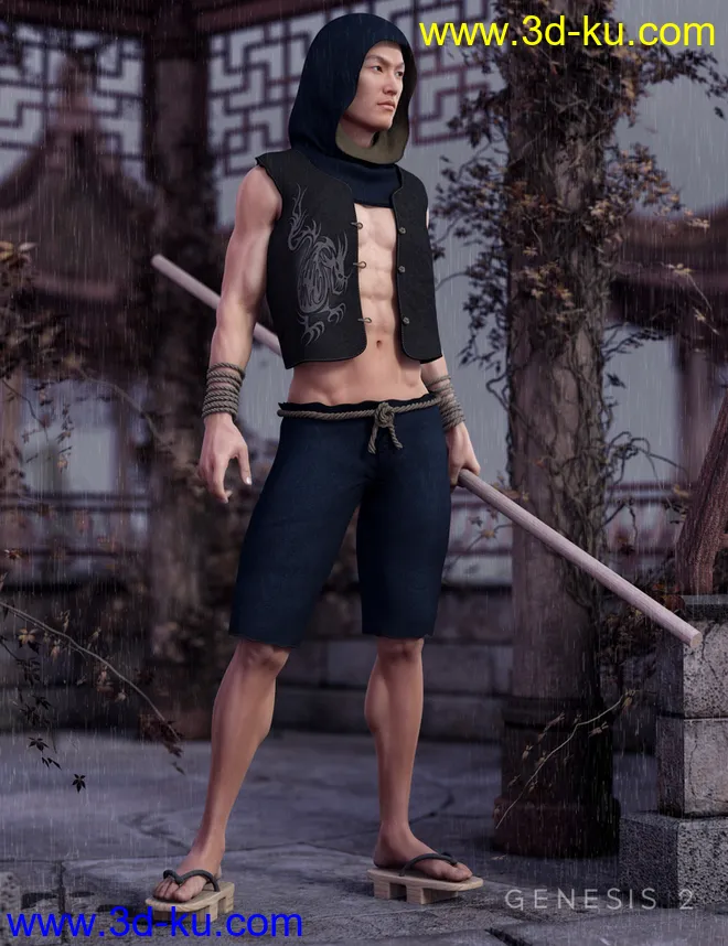 Min Woo for Genesis 2 Male(s)模型的图片2