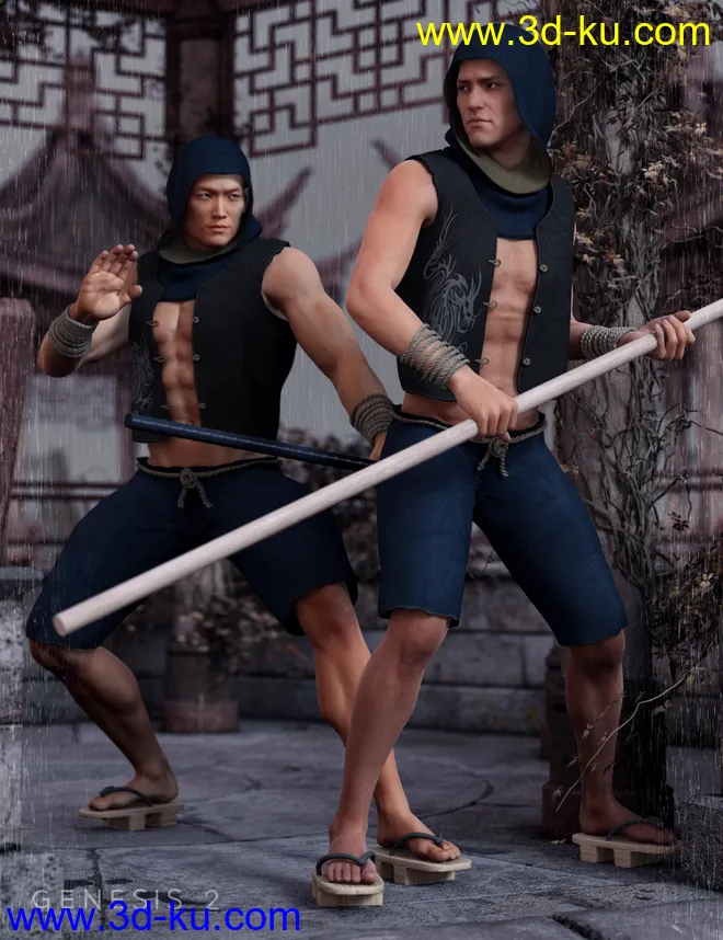 Min Woo for Genesis 2 Male(s)模型的图片4