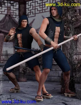 3D打印模型Min Woo for Genesis 2 Male(s)的图片